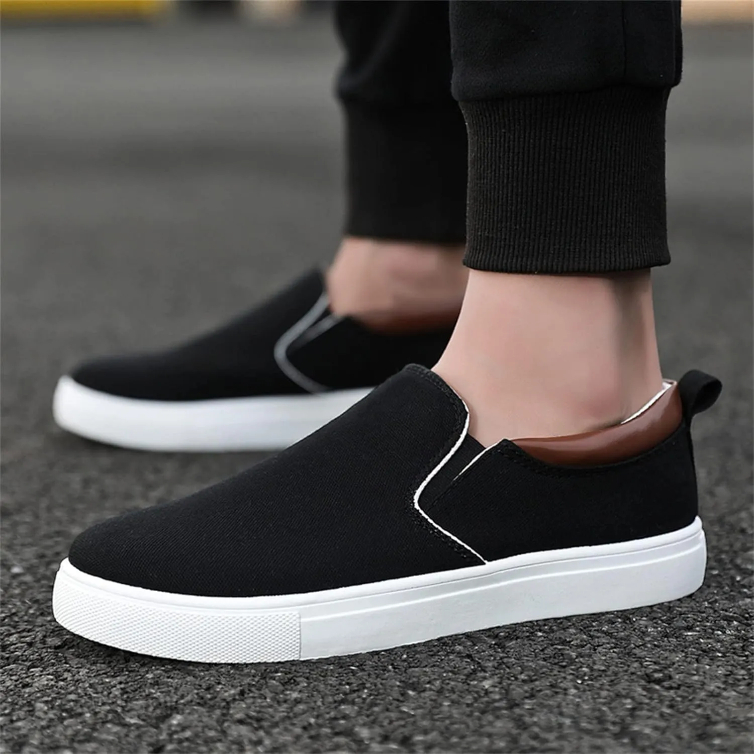 Loafers for Men Casual Slip On Shoes Comfortable Boat Shoes Fashion Flat Walking Shoes with Anti Slip Sole