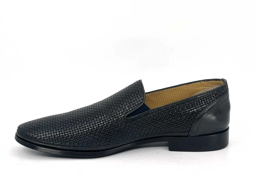 Lorenzo Black Men's Slip-On Dress Shoes