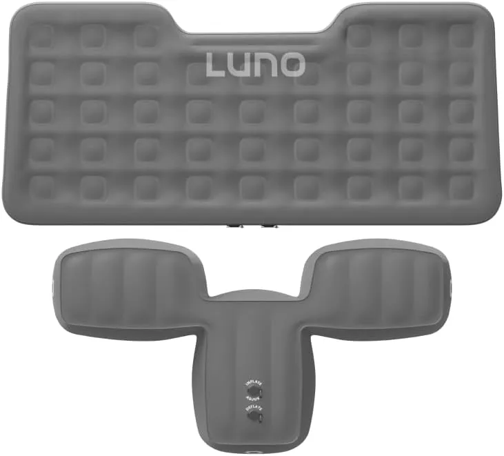 Luno Van Front Cab AIR Mattress - Inflatable Sleeping Van Bed for Travelers & Campers - Front Seat Air Mattress Fits Ford Transit, Mercedes Sprinter, RAM Promaster, Winnebago Solis & Other Vans