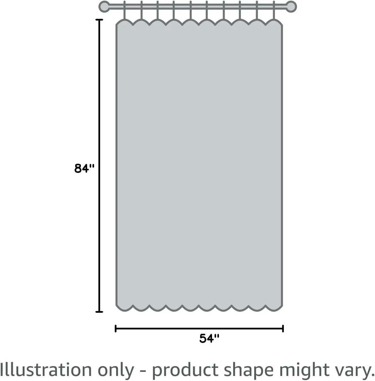 Lush Decor Avon Window Curtain Sydney Throw Blanket, 54"W x 84"L, Light Gray