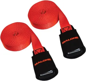 Malone 12 Feet Canoe and Kayak Cam Buckle Load Straps, 2 Pack