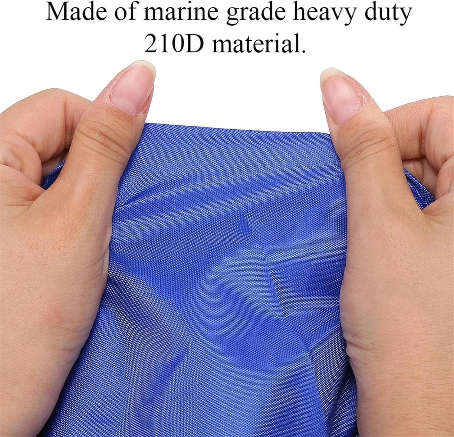 Marine Accessories 600D Waterproof Open Boat Cover Sunshade UV-Resistant Dust-Proof Cover Heavy Duty Marine Open Boat Cover 3.5m-4.5m Universal(450x215cm)