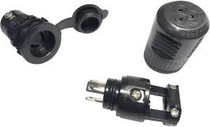 Marine Waterproof Plug & Receptacle Set 12/24/36V Replacement