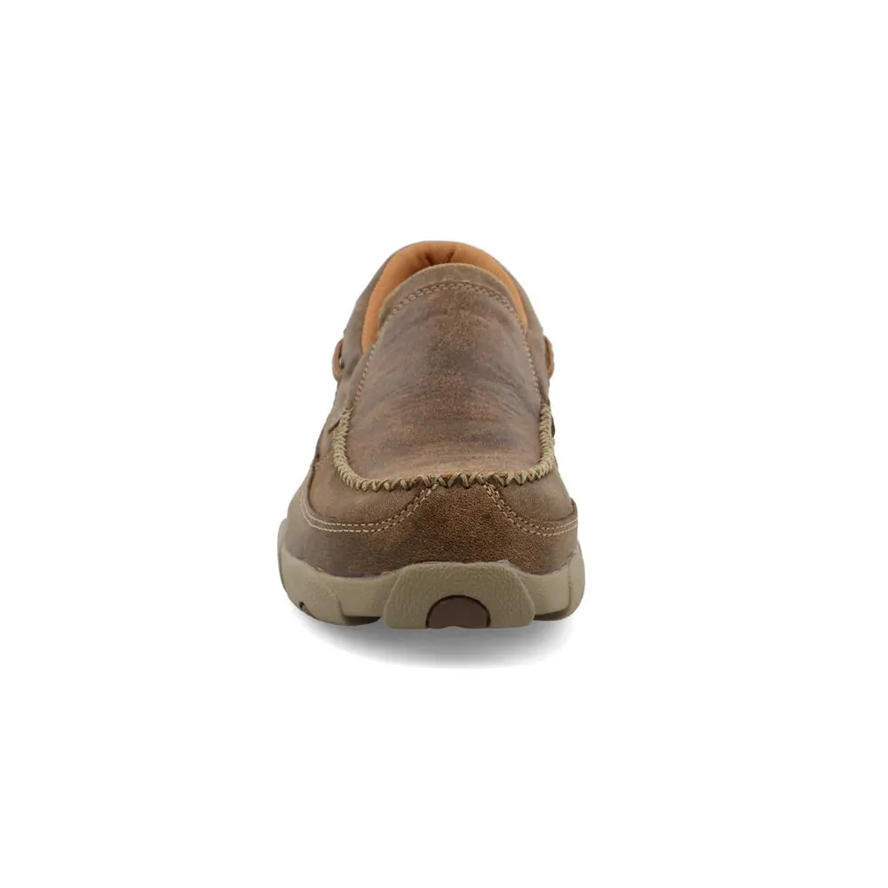 Men's Twisted X WORK Boat Shoe Driving Moc- MDMSC03