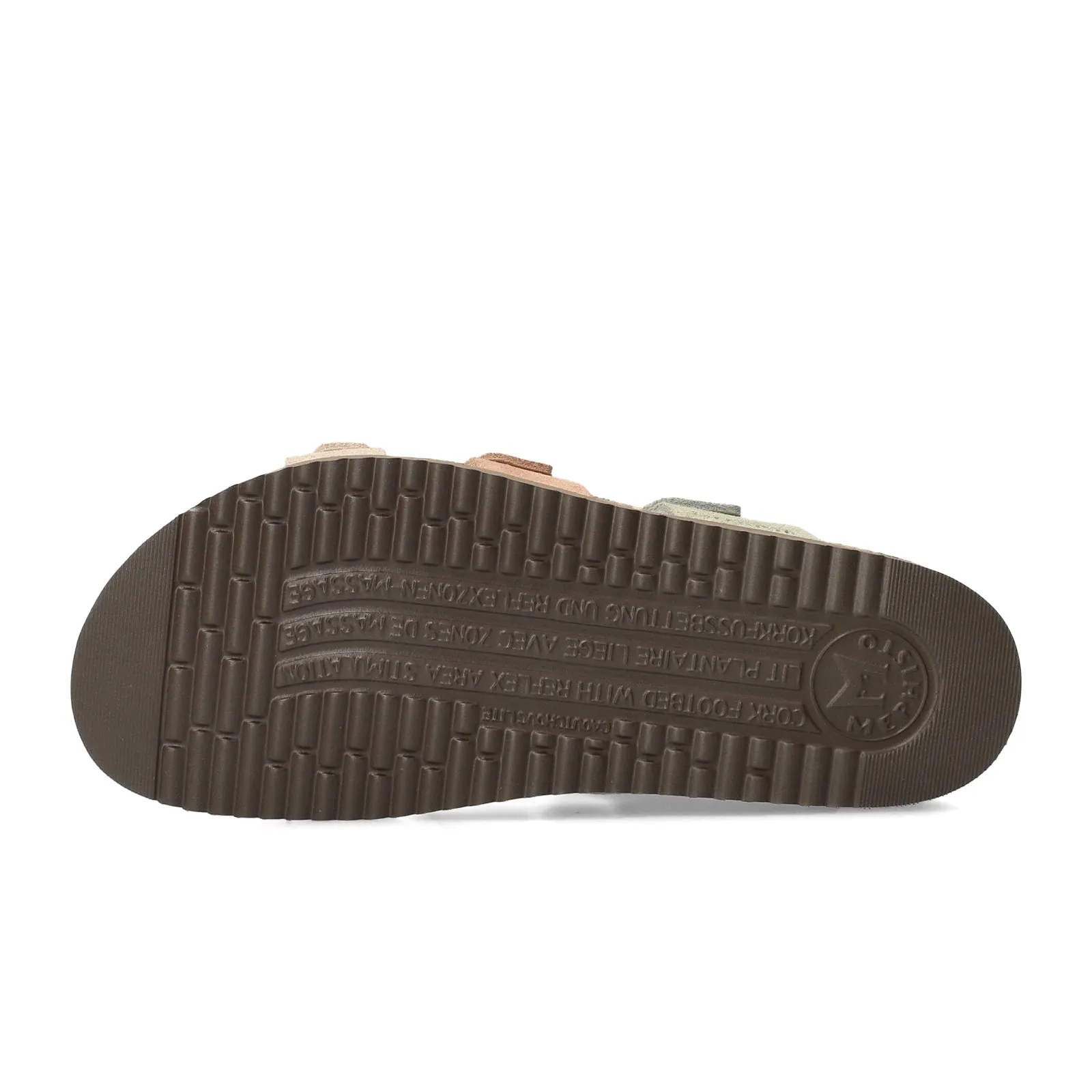 Mephisto Hyacinta Slide Sandal (Women) - Light Sand/Khaki