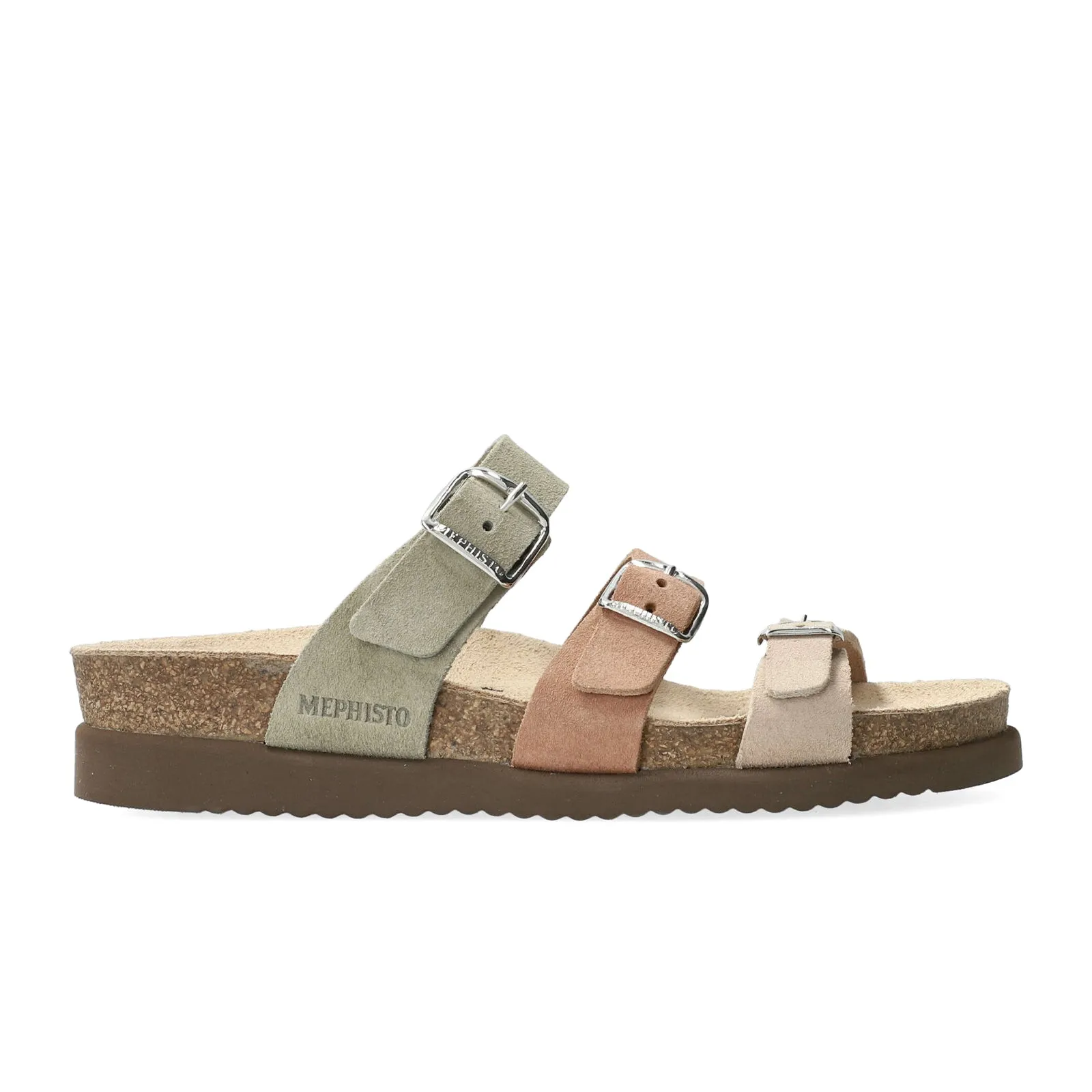 Mephisto Hyacinta Slide Sandal (Women) - Light Sand/Khaki