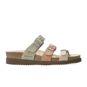 Mephisto Hyacinta Slide Sandal (Women) - Light Sand/Khaki