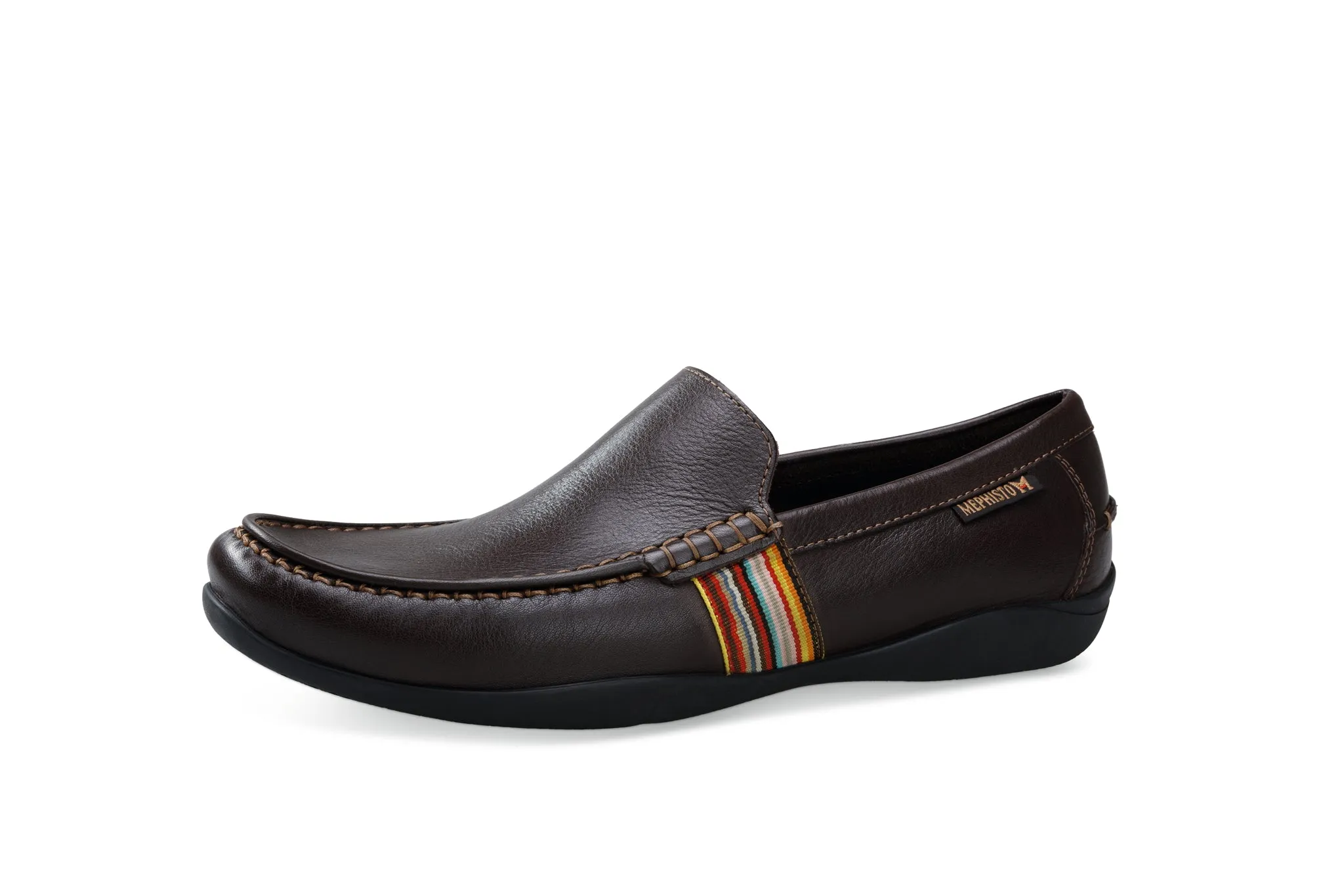 Mephisto Men's Idris Dark Brown Smooth Leather Loafer