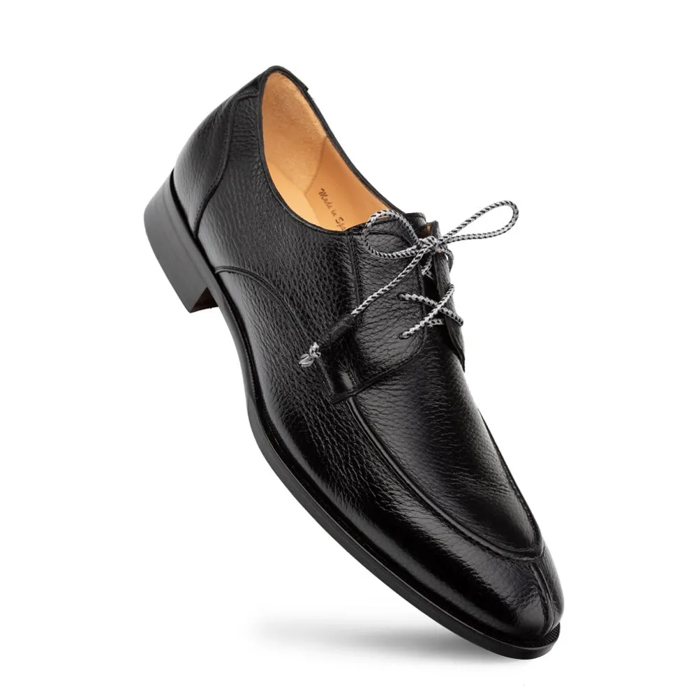 Mezlan Fratello 20937 Men's Shoes Black Deer-Skin Leather Derby Split-Toe (MZ3649)