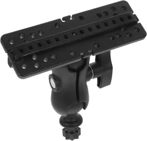 Milisten Fish Mount for Kayak Rotating Fish Bracket Support Base for Easy Navigation Compatible Various Kayak Models