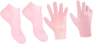 Moisturizing Gloves Socks Set Foot Care Socks for Dry Cracked Skin Remover Socks Gloves 2 Pairs