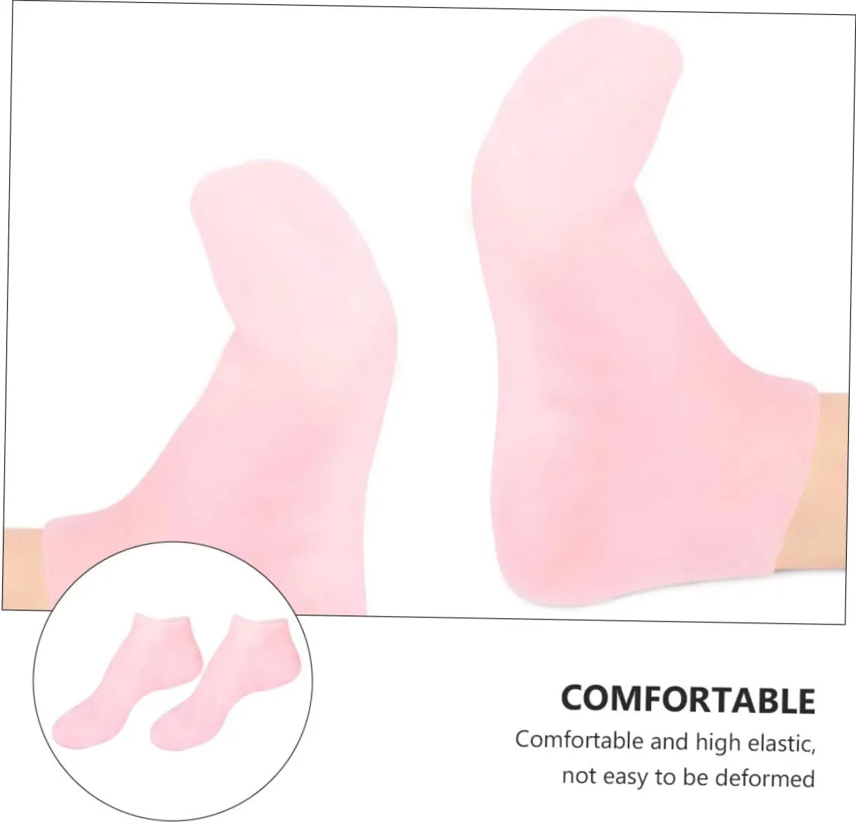 Moisturizing Gloves Socks Set Foot Care Socks for Dry Cracked Skin Remover Socks Gloves 2 Pairs