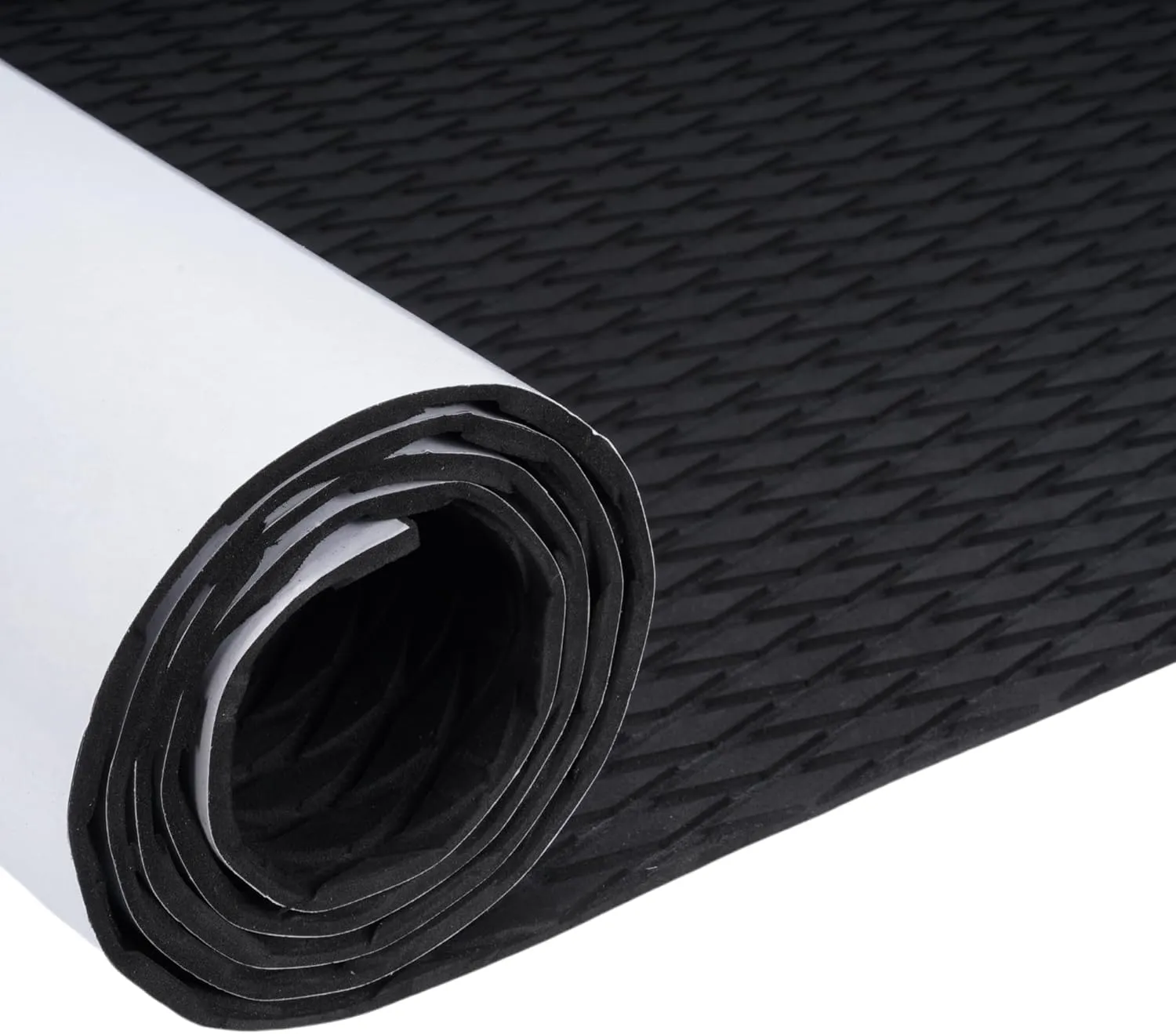 MYOYAY Boat Flooring EVA Foam, Self-Adhesive Decking Marine Sheet Mat,Non-Slip Boat Carpet Traction Pad, for Fishing Boat Kayak Yacht 86.6'' × 23.6''