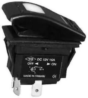 NEW MARPAC MARINE BOAT Illuminated Euro-Style Rocker Switch On-Off, SPST 7-1140