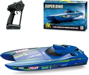 New TX768 RC Boat for Adult, 2.4G Brushless High Speed Remote Control Ship 30KM/H Professional Speedboat Watercraft Toys Gift