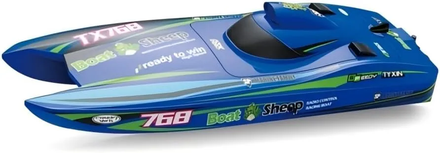 New TX768 RC Boat for Adult, 2.4G Brushless High Speed Remote Control Ship 30KM/H Professional Speedboat Watercraft Toys Gift