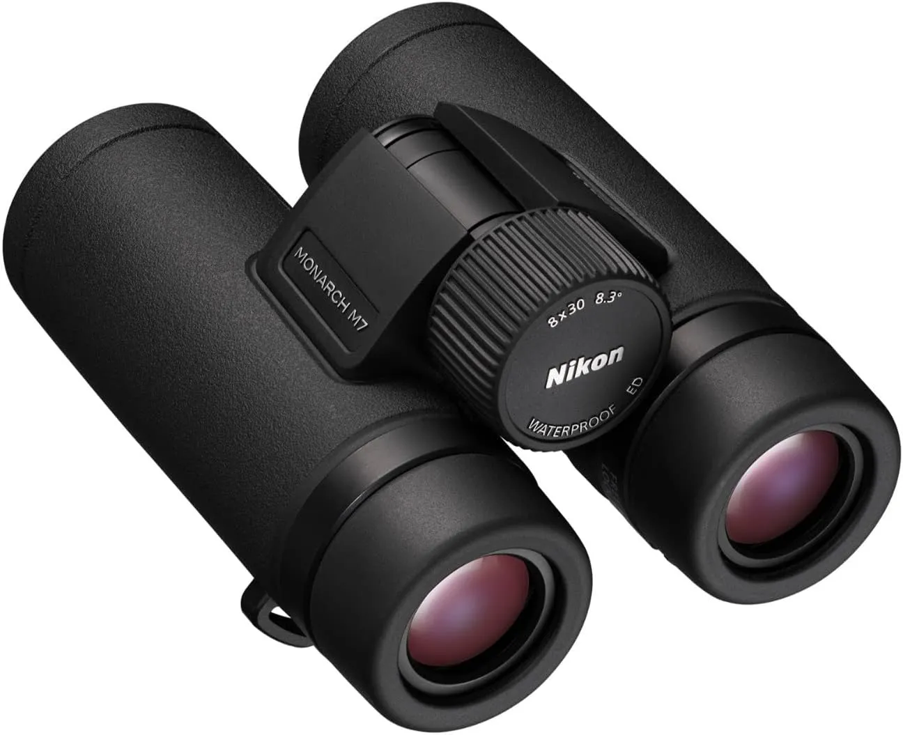 Nikon Monarch M7 8x30 Binocular | Waterproof, fogproof, Rubber-Armored Compact Binocular with ED Glass, Wide Field of View, Oil & Water Repellent Coating, Locking Diopter | Official Nikon USA Model