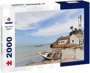 Noah Jigsaw Puzzle Old Fishing Boat on The Beach. Adicora, Falcon. Venezuela 2000 Pieces