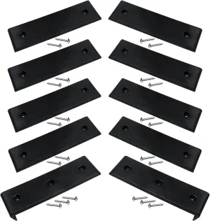 NOVINO Boat Trailer Bunk Slide Pads and Enders for Easier Launching & Loading, 3" x 10" Boat Trailer Bunk Slicks