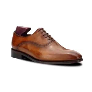 ORVAL Premium Oxford Handcrafted in Patina Leather