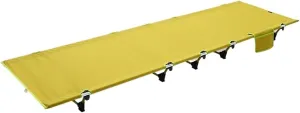 Outdoor Lightweight Folding Bed Portable Camping Simple Camp Bed Oxford Cloth Camping Simple(Yellow)