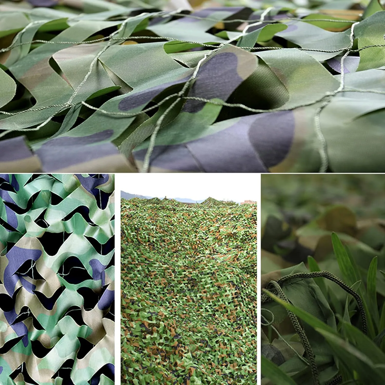 Outdoor Photography Camo Netting,Oxford Fabric Camouflage Netting,Green Army Blinds Nets,Summer Shading Military Nets,for Bars,Garden,Animal Observation,Party Decoration