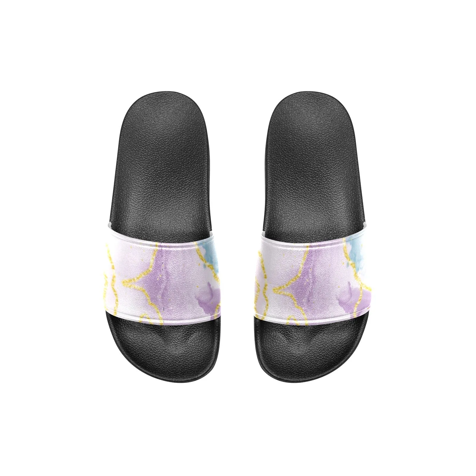 Pastel Marble Kids' Slide Sandals