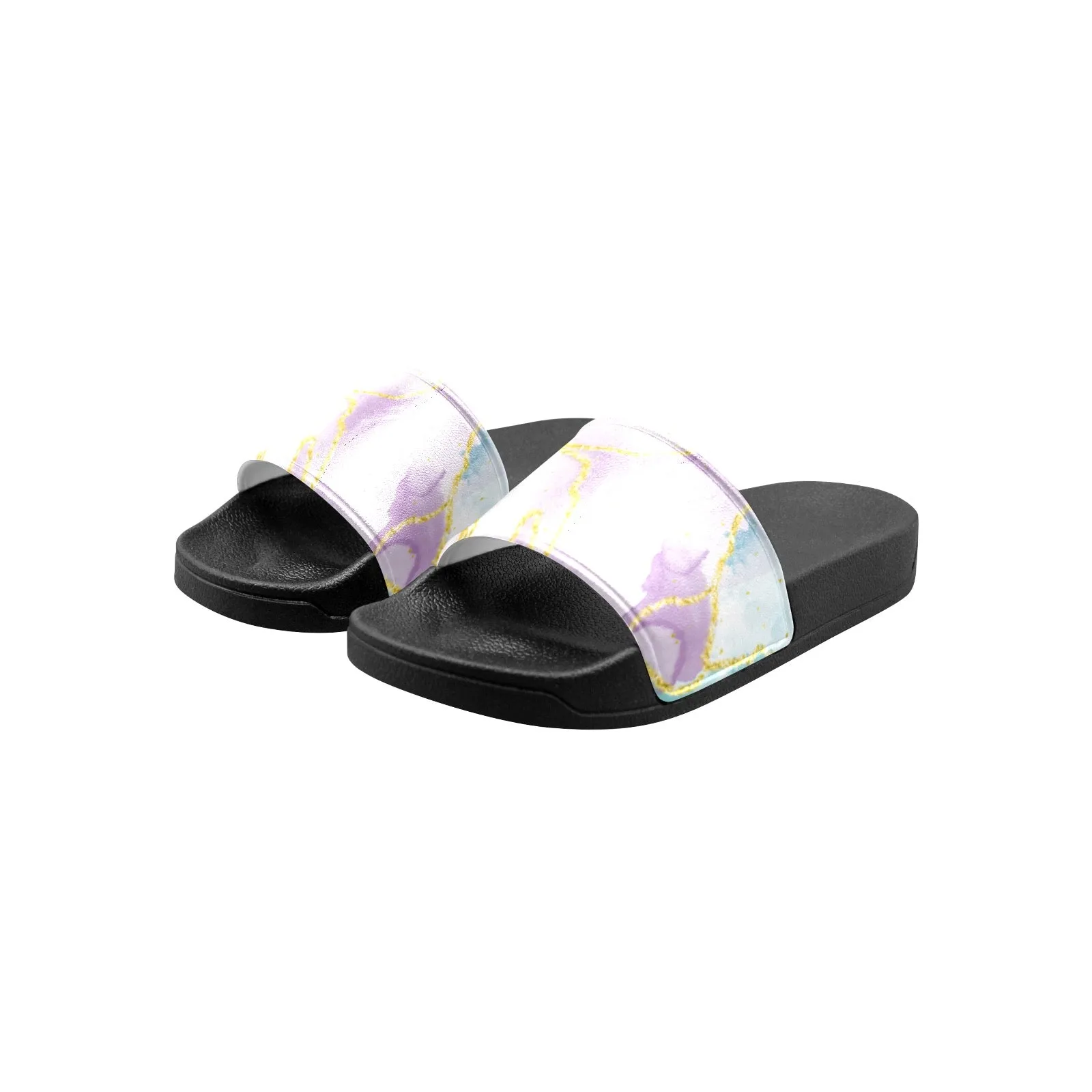 Pastel Marble Kids' Slide Sandals