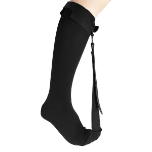 Plantar Fasciitis Sock Night Splint Foot Drop Brace Leg Calf Stretcher Compression Socks for Plantar Fasciitis Achilles Tendonitis Heel Pain Relief Arch Ankle Support Sleeve Hamstring Stretch Wrap