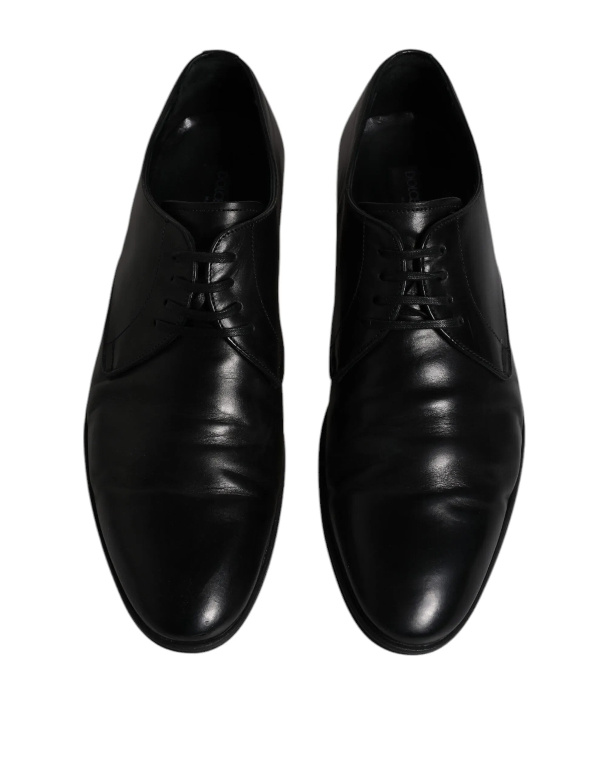 Pocket-friendly Formal Lace Trustworthy assistance Up Shoes Men Derby Dolce Black Gabbana & Leather