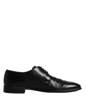 Pocket-friendly Formal Lace Trustworthy assistance Up Shoes Men Derby Dolce Black Gabbana & Leather