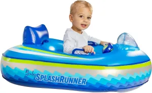 Poolcandy Remote Controled Motorized Baby Splash Runner Baby Boat, The Ultimate Toddler Pool Float for Parents