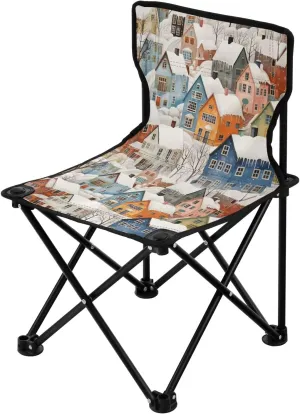 Portable Camping Folding Chairs Foldable Chair Small Cottage Snow Winter Lightweight Backpacking Outdoor Outside Fishing