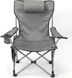 Portable Chairs for Adults 120kg Beach Chairs High Off Ground Reclining, Folding Camping Chair with Carrying Bag,F