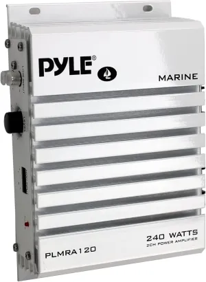Pyle PLMRA120 Hydra Series Waterproof 240-Watt 2-Channel Marine Class AB Amp
