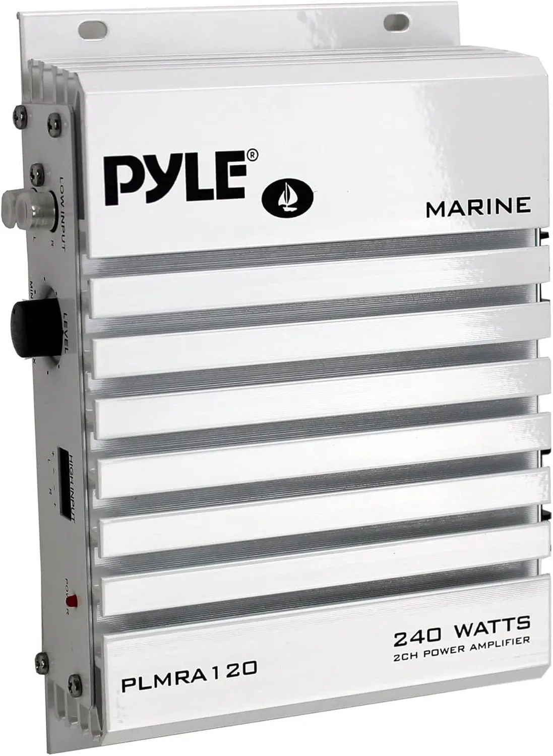 Pyle PLMRA120 Hydra Series Waterproof 240-Watt 2-Channel Marine Class AB Amp