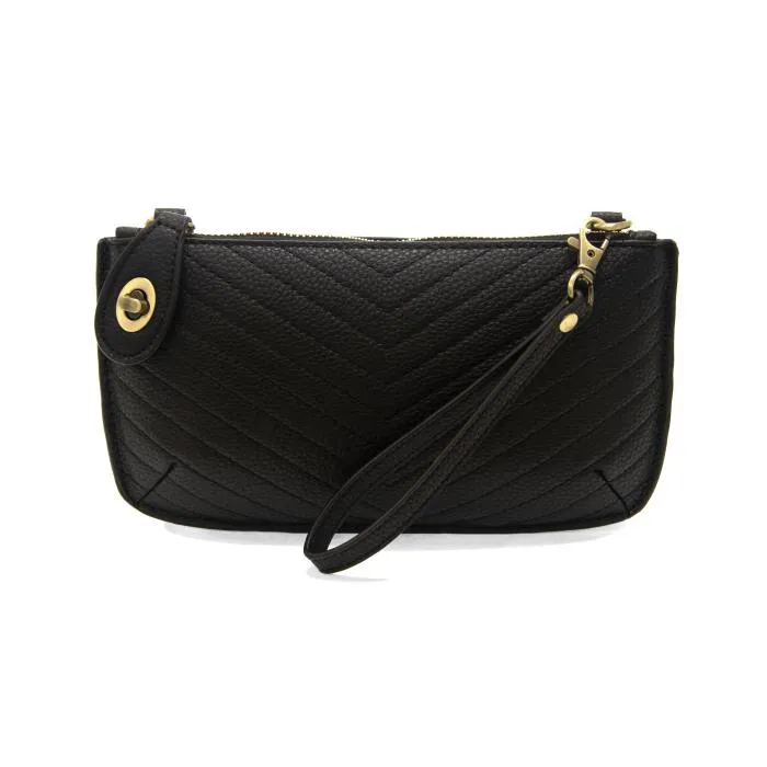 Qui9lted Mini Crossbody Wristlet Clutch