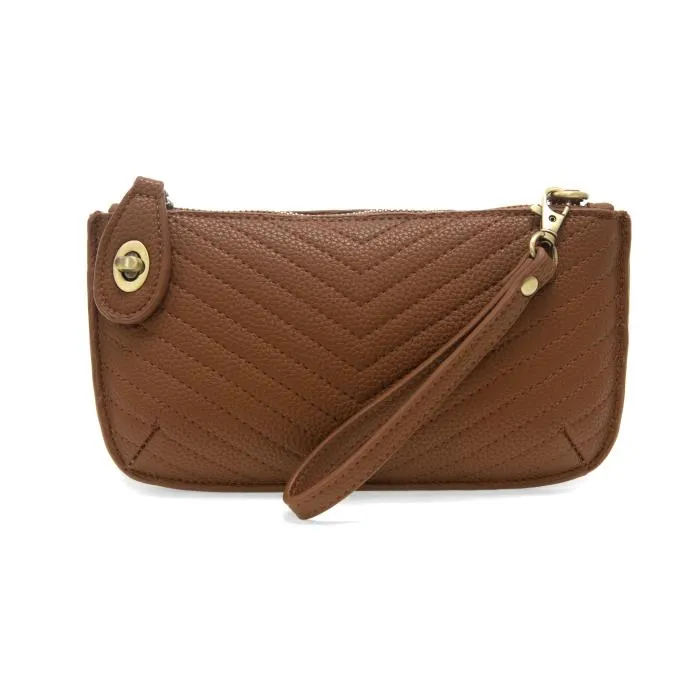 Qui9lted Mini Crossbody Wristlet Clutch