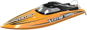 Remote Control Boat for Pools Lakes 2.4G High Speed Brushless Motor RC Boat RC Speedboat with Water Cooling System Self-righting Low-Voltage Alarm RC Ship Gifts for Boys and Girls
