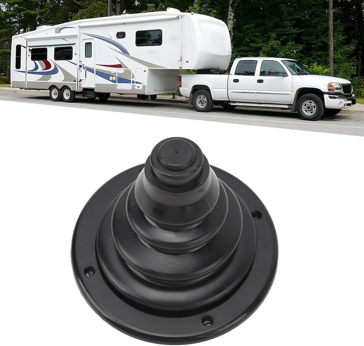 Rigging Cable Boot Boat 105mm Transom Steering Wires Holder Engine Rigging Cable Boot for RV Marine Yacht