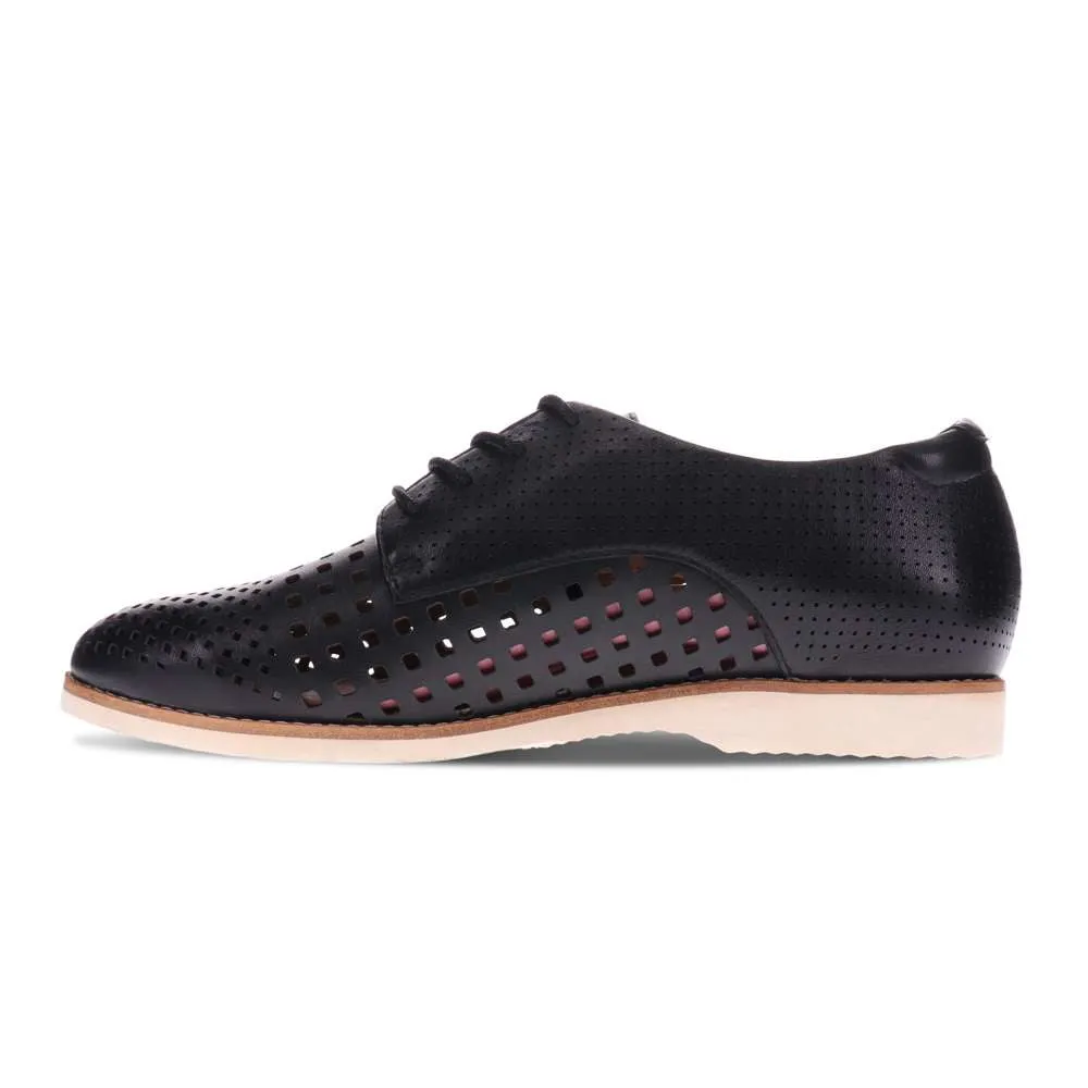 Rihannah Punched Oxford - Black
