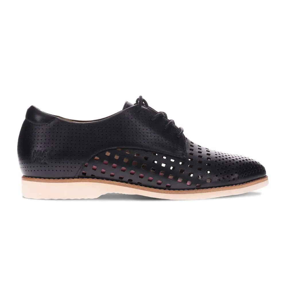 Rihannah Punched Oxford - Black