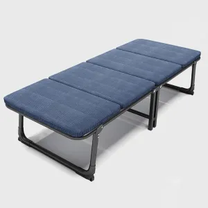 Roller Skating Shoe Design Camping Cot, Portable Folding Bed for Travel/Room/Office/Home Nap, Folding Cot with Mat for Adults