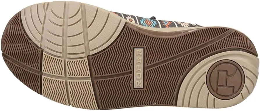 ROPER Womens Clearcut Southwest Slip On Flats Casual - Brown
