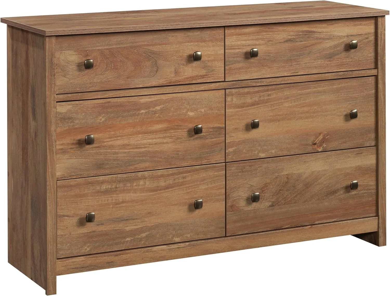 Sauder River Ranch Dresser, in a Sindoori Mango Finish