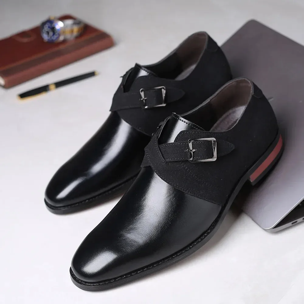 Scott - Buckle Suede Loafer