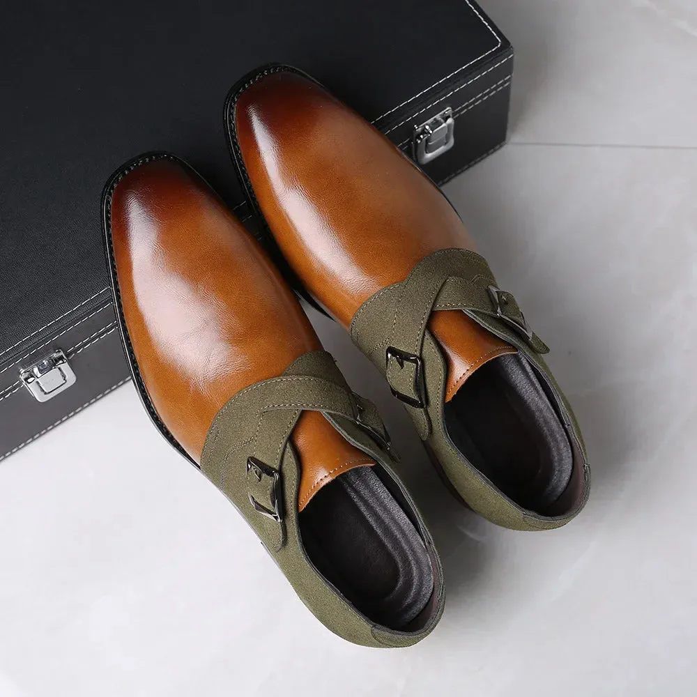Scott - Buckle Suede Loafer
