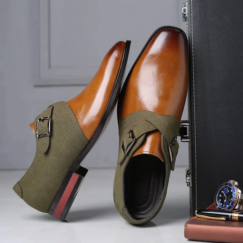 Scott - Buckle Suede Loafer
