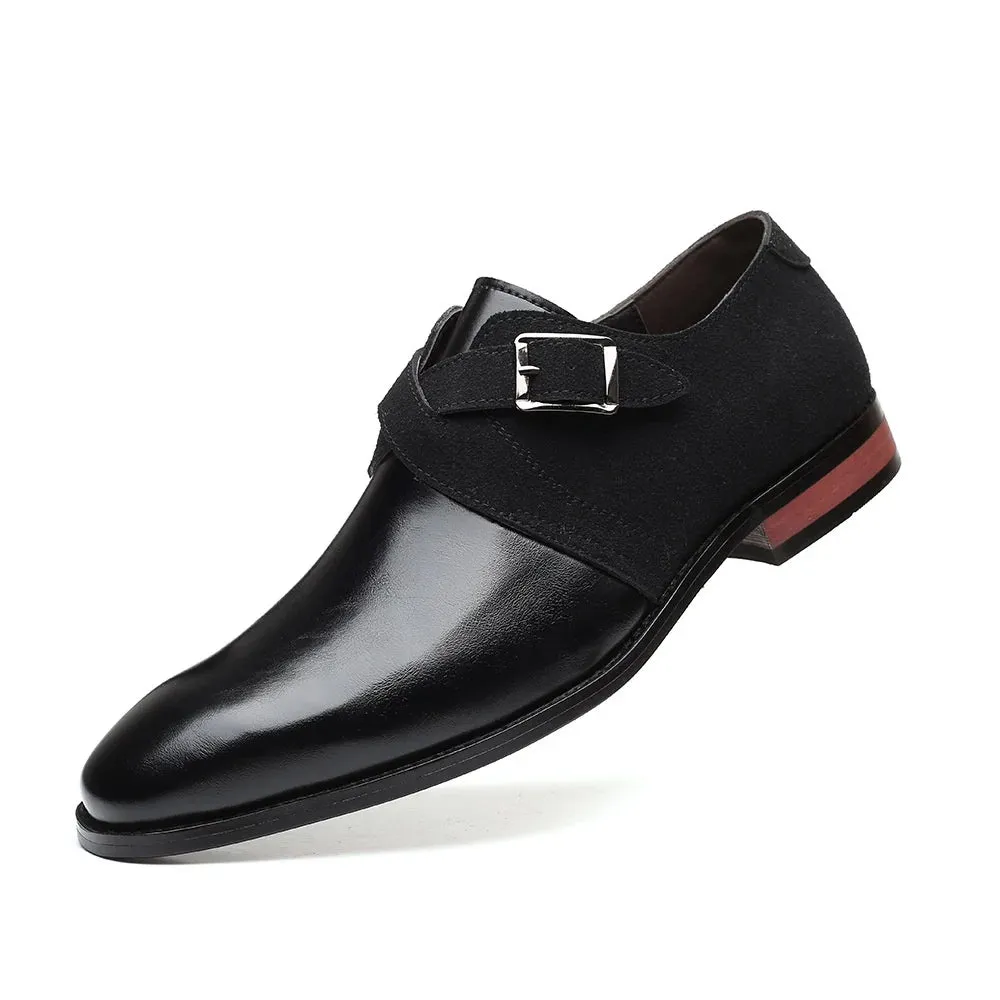 Scott - Buckle Suede Loafer