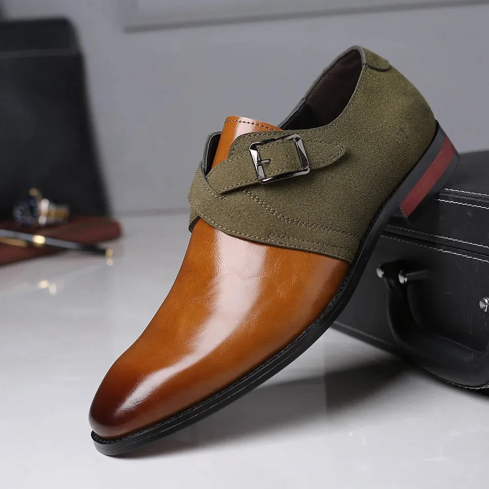 Scott - Buckle Suede Loafer